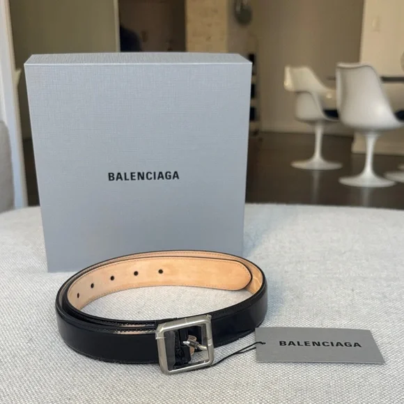 Balenciaga | Accessories | Balenciaga Square Silver Buckle  display picture 3